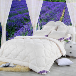 Одеяло гипоаллергенное Lavender 195*215, всесезонное