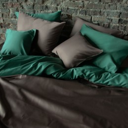 Chocolate-emerald lux, 2-х спальное, сатин люкс, 100 % египетский хлопок