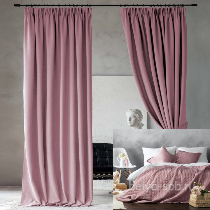 Комплект для спальни "ИБИЦА" розовый