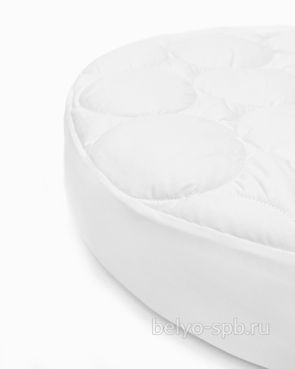 Круглый наматрасник-чехол Base satin, диаметр 220 см