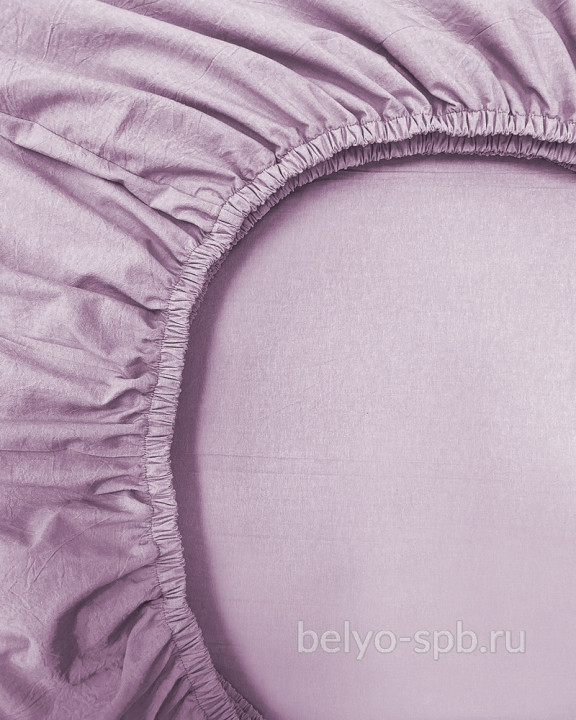 Простыня на резинке Berry yogurt, вареный хлопок